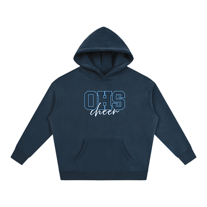Cursive Front Oasis Oversize Fleeced Hoodie