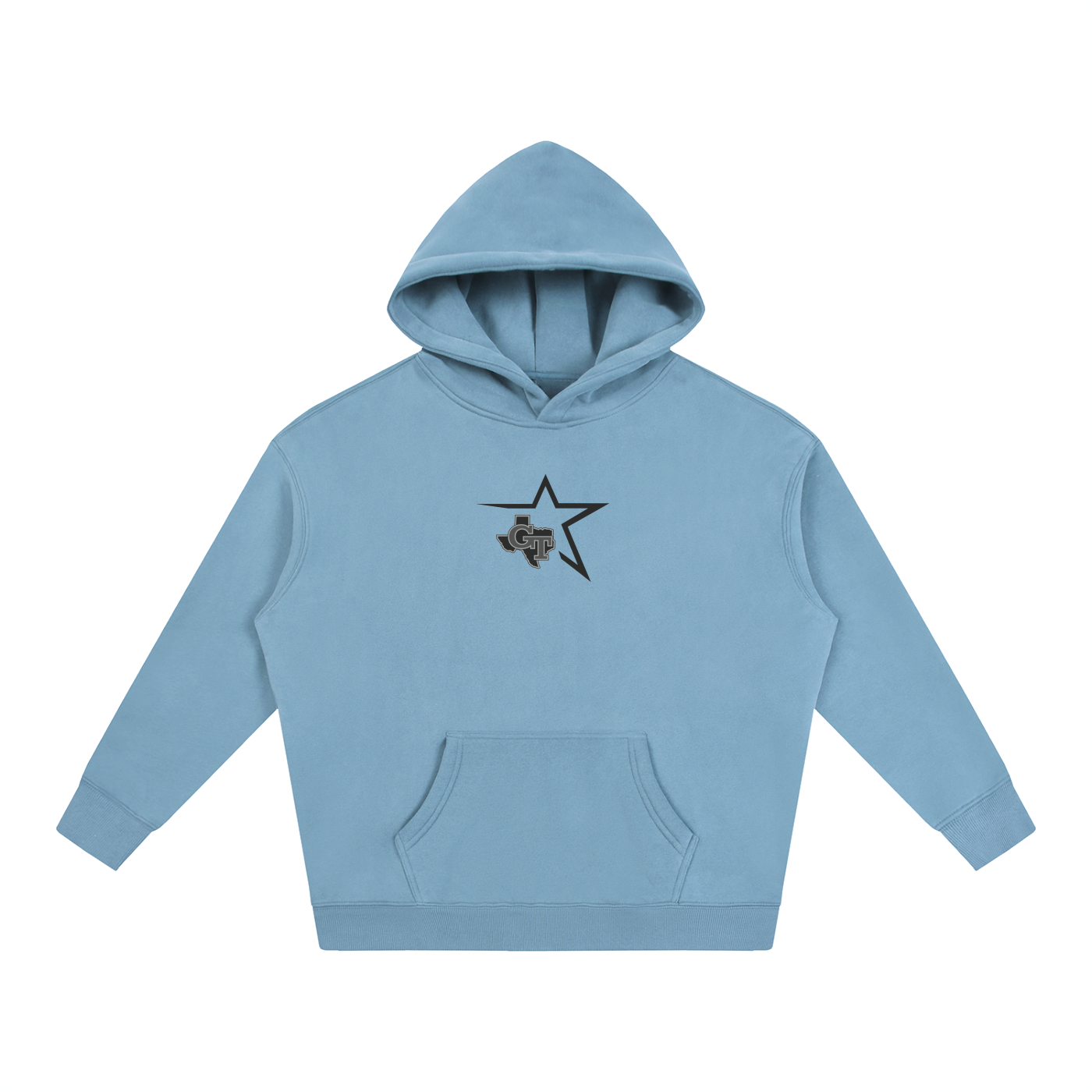 Vector Star Front Gunter Oversize Fleeced Hoodie