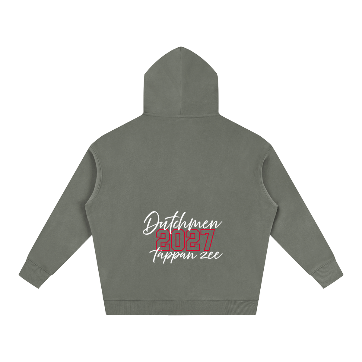 Cursive Front Tappan Zee Oversize Fleeced Hoodie