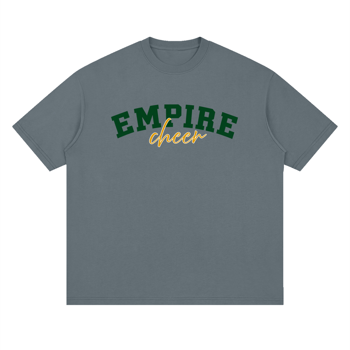 Cursive Empire Oversized Drop Shoulder T-Shirt