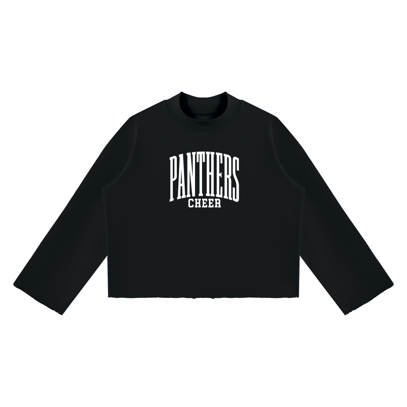 Unisex Mock Neck Boxy Sweatshirt