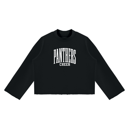 Unisex Mock Neck Boxy Sweatshirt