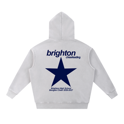 Snow Wash Fleece Oversize Hoodie