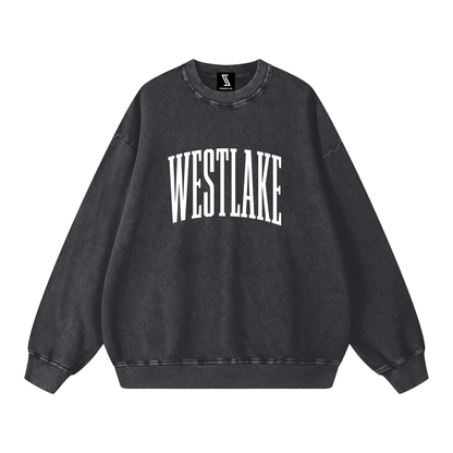 Snow Washed Oversized Sweatshirt