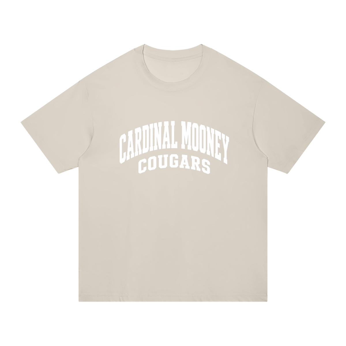 Basic 2 White Cardinal Mooney Unisex Regular Fit Cotton T-Shirt