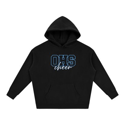 Cursive Front Oasis Oversize Fleeced Hoodie