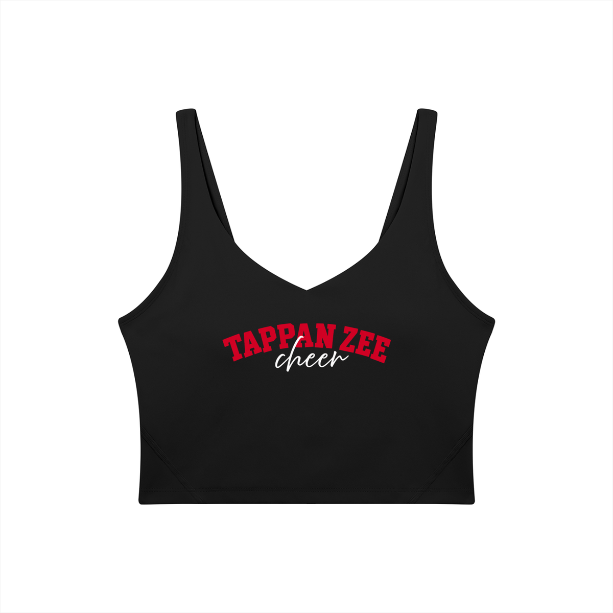 Cursive Tappan Zee Women's V-Neck Yoga Sports Bra