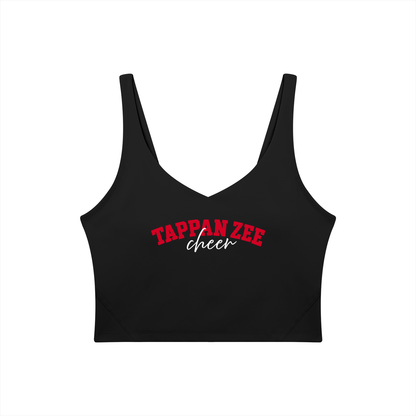 Cursive Tappan Zee Women's V-Neck Yoga Sports Bra