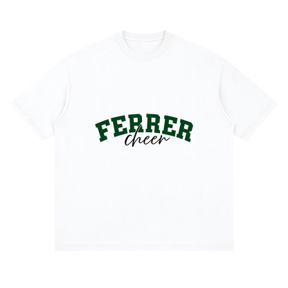 Cursive St Vincent Ferrer Oversized Drop Shoulder T-Shirt