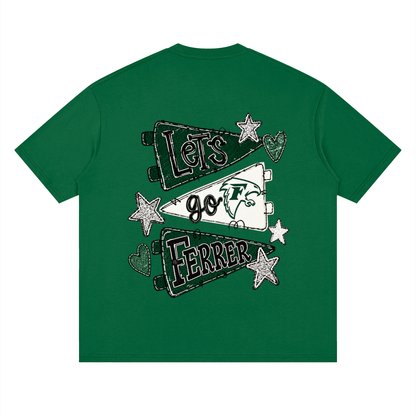 Lets Go St Vincent Ferrer Oversized Drop Shoulder T-Shirt
