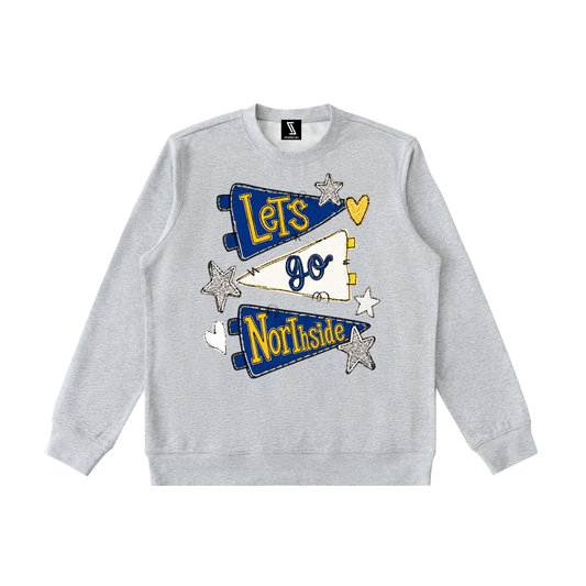 Lets Go Northside Essential Heavyweight Crewneck  Sweatshirt