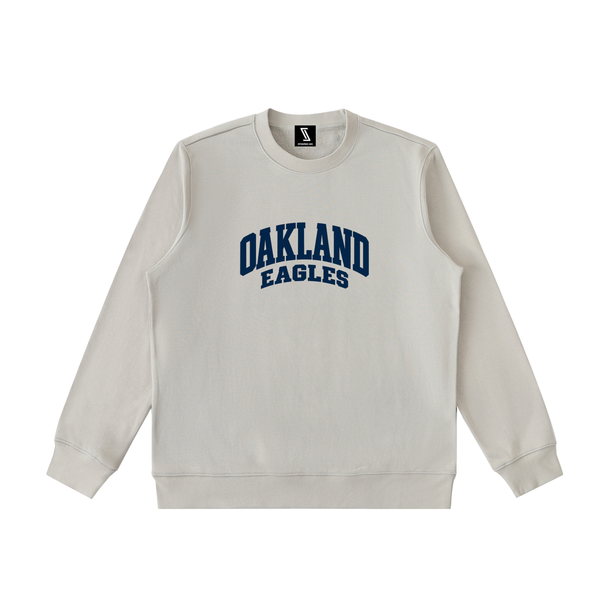 Basic 2 Oakland Middle Essential Heavyweight Crewneck Sweatshirt