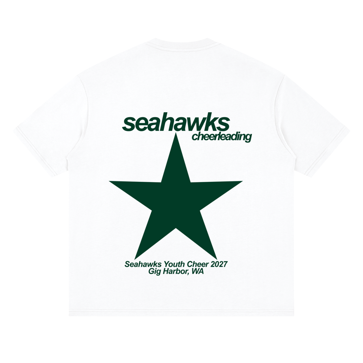 Big Star Seahawks Oversized Drop Shoulder T-Shirt