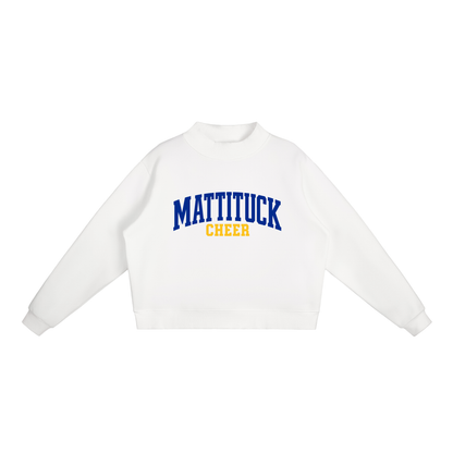 Basic 1 Mattituck Essential Fleece Mock-Neck Crew Sweatshirt