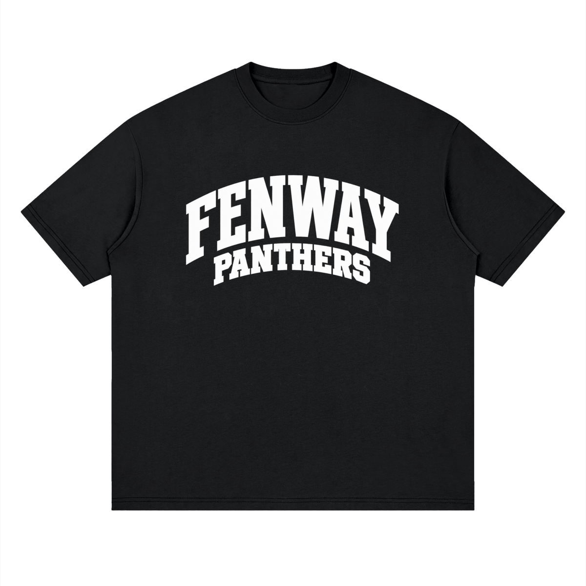 Basic 2 White Fenway Oversized Drop Shoulder T-Shirt