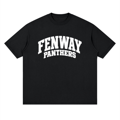 Basic 2 White Fenway Oversized Drop Shoulder T-Shirt