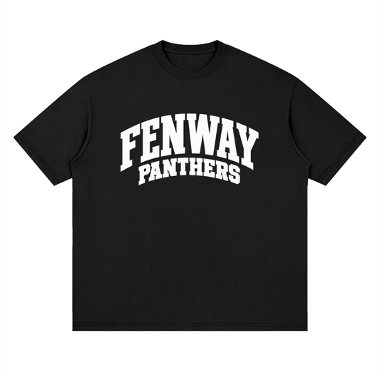 Basic 2 White Fenway Oversized Drop Shoulder T-Shirt