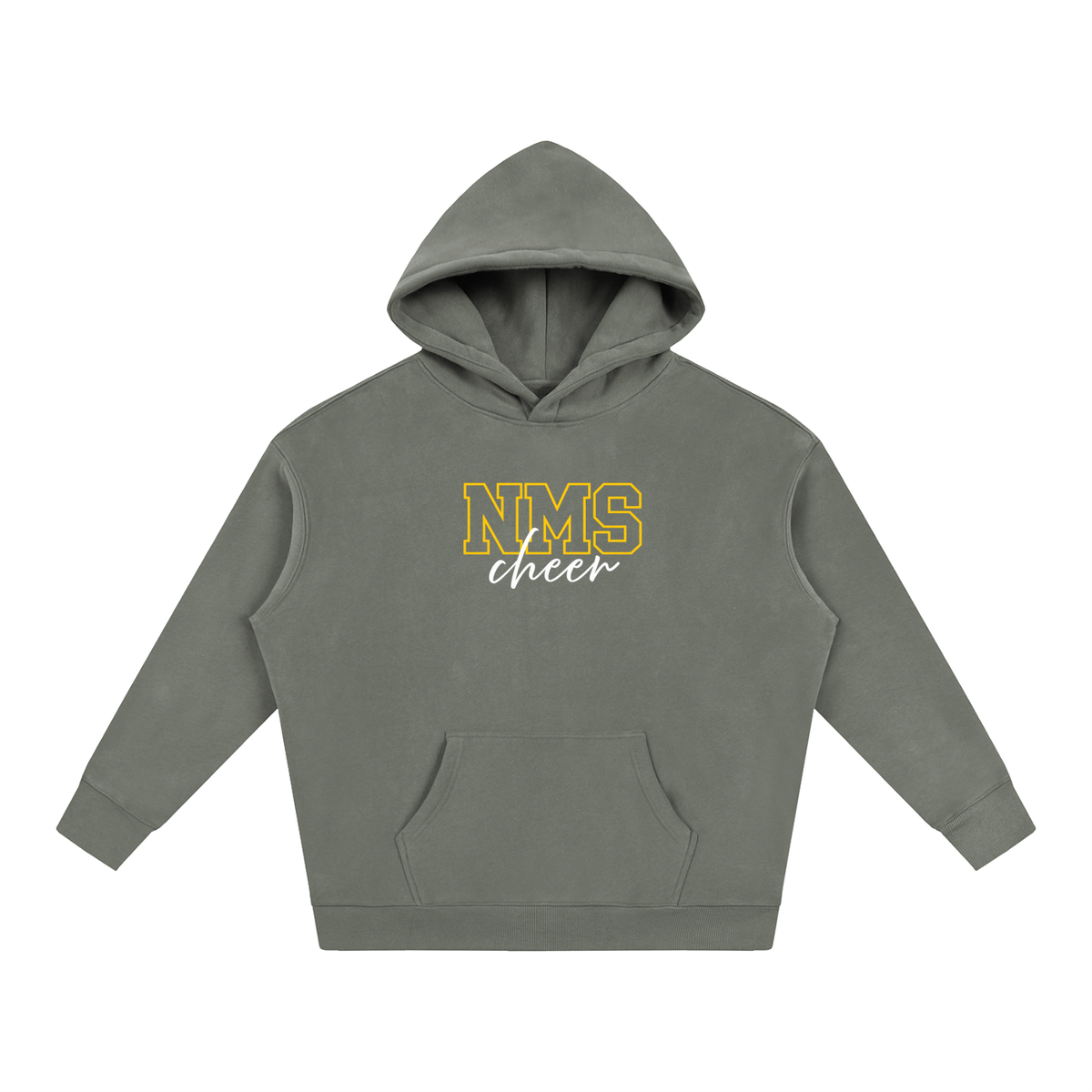 Cursive Front Northside Oversize Fleeced Hoodie