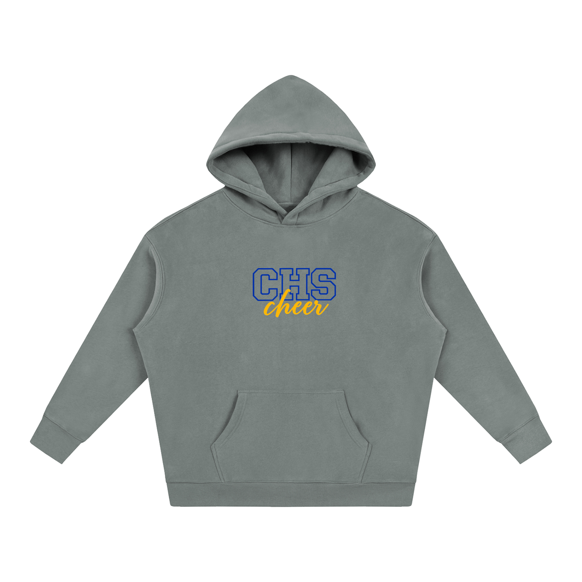 Cursive Front Charlotte Oversize Fleeced Hoodie