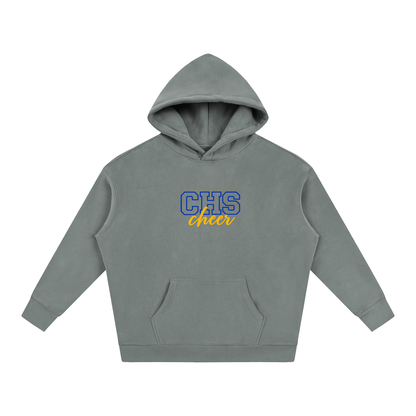 Cursive Front Charlotte Oversize Fleeced Hoodie