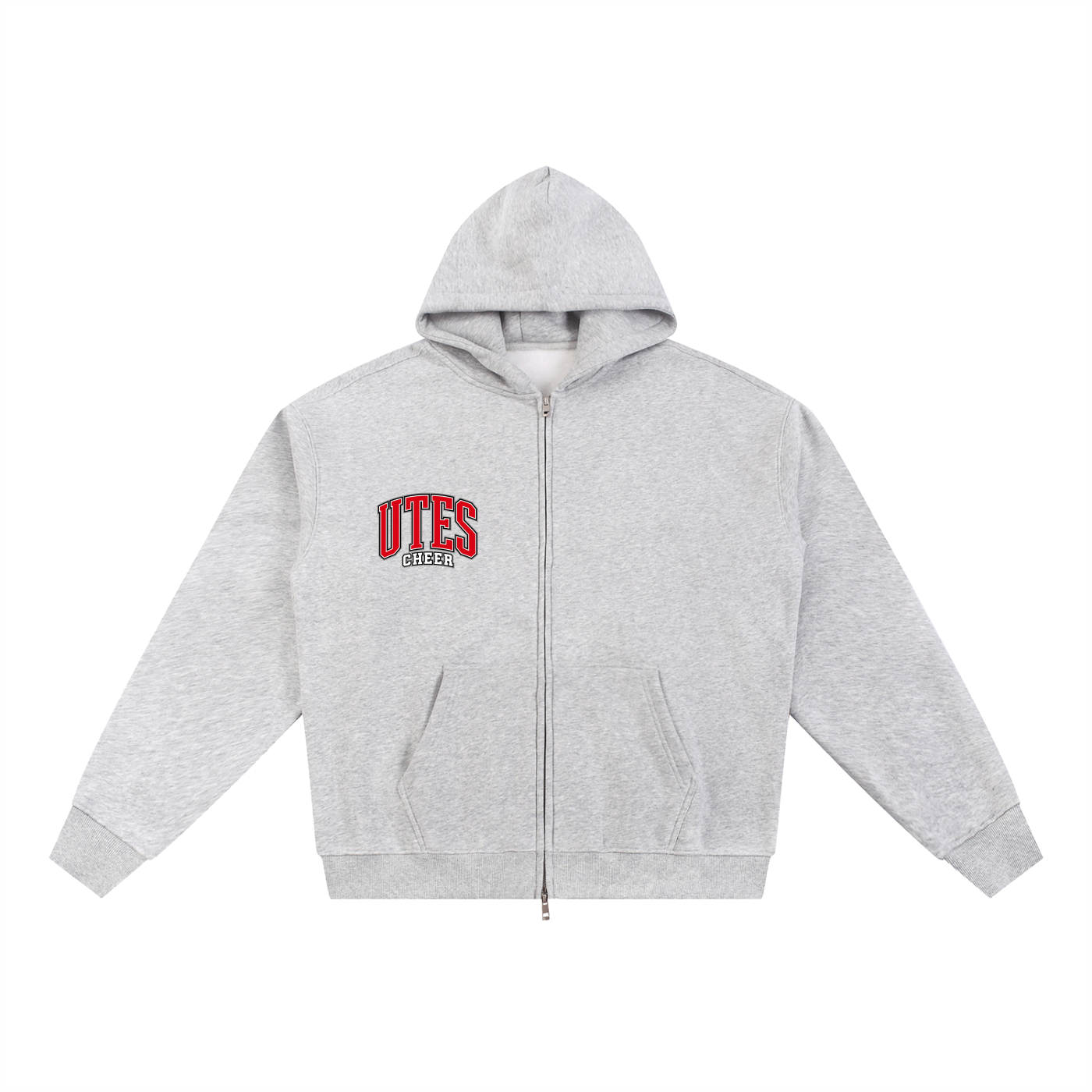 Gameday Utes Zip-Through Boxy Fleece Hoodie