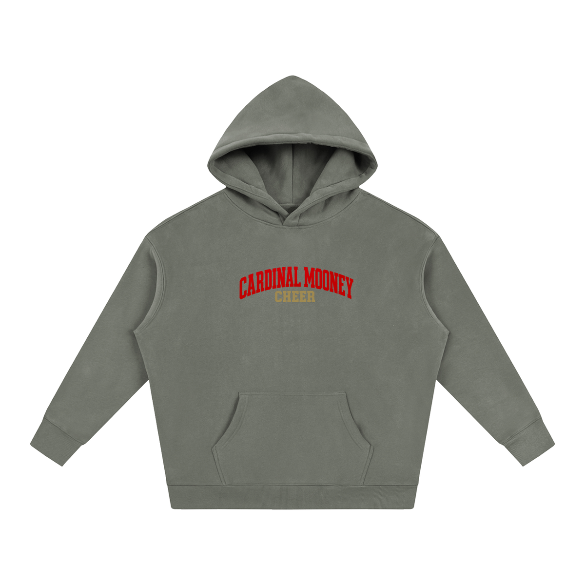 Basic 1 Cardinal Mooney Oversize Fleeced Hoodie