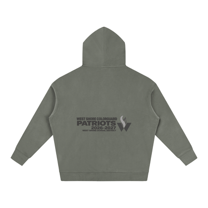 Vector Star Front West Shore Oversize Fleeced Hoodie