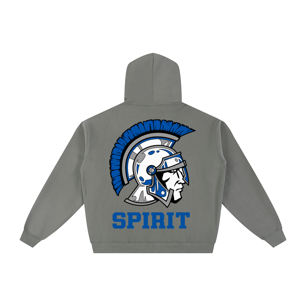 Simple Silver Valley Essential Fleece Zip-Through Hoodie