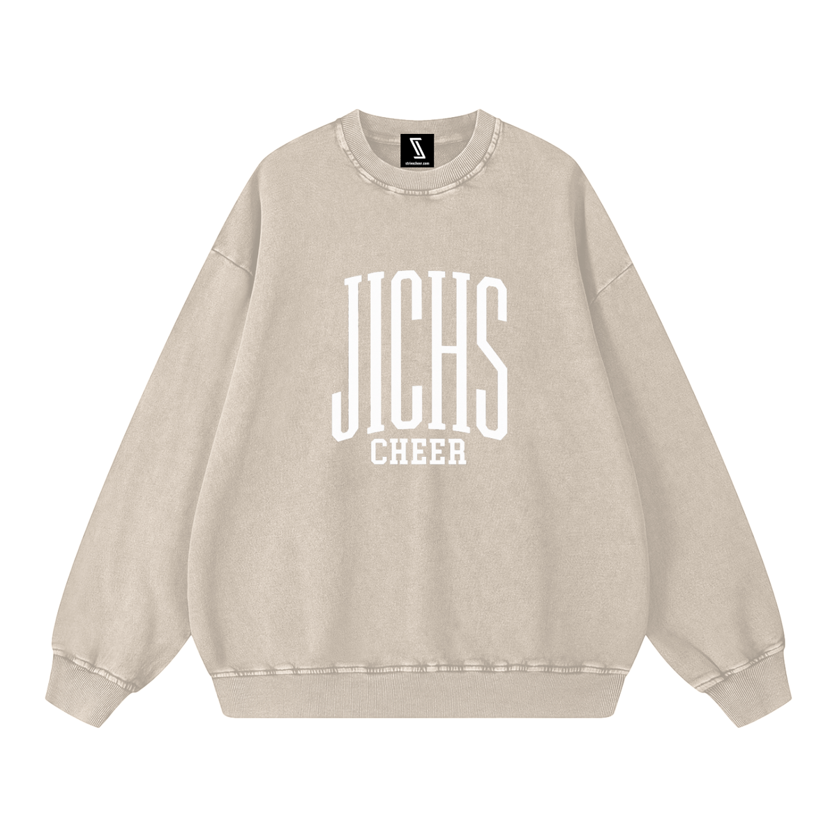Basic 3 James Island Snow Washed Oversized Sweatshirt