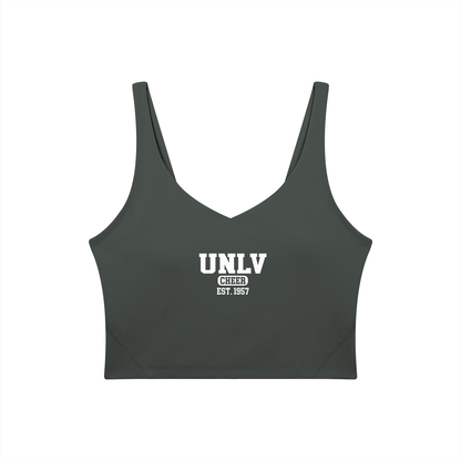 Old School UNLV Women's V-Neck Yoga Sports Bra