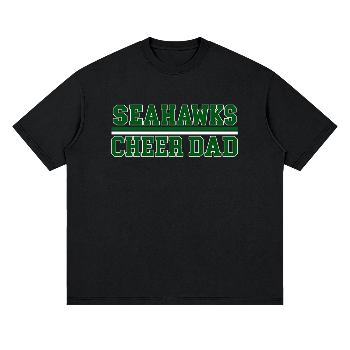 Dad Seahawks Oversized Drop Shoulder T-Shirt