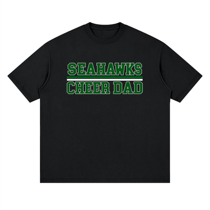 Dad Seahawks Oversized Drop Shoulder T-Shirt