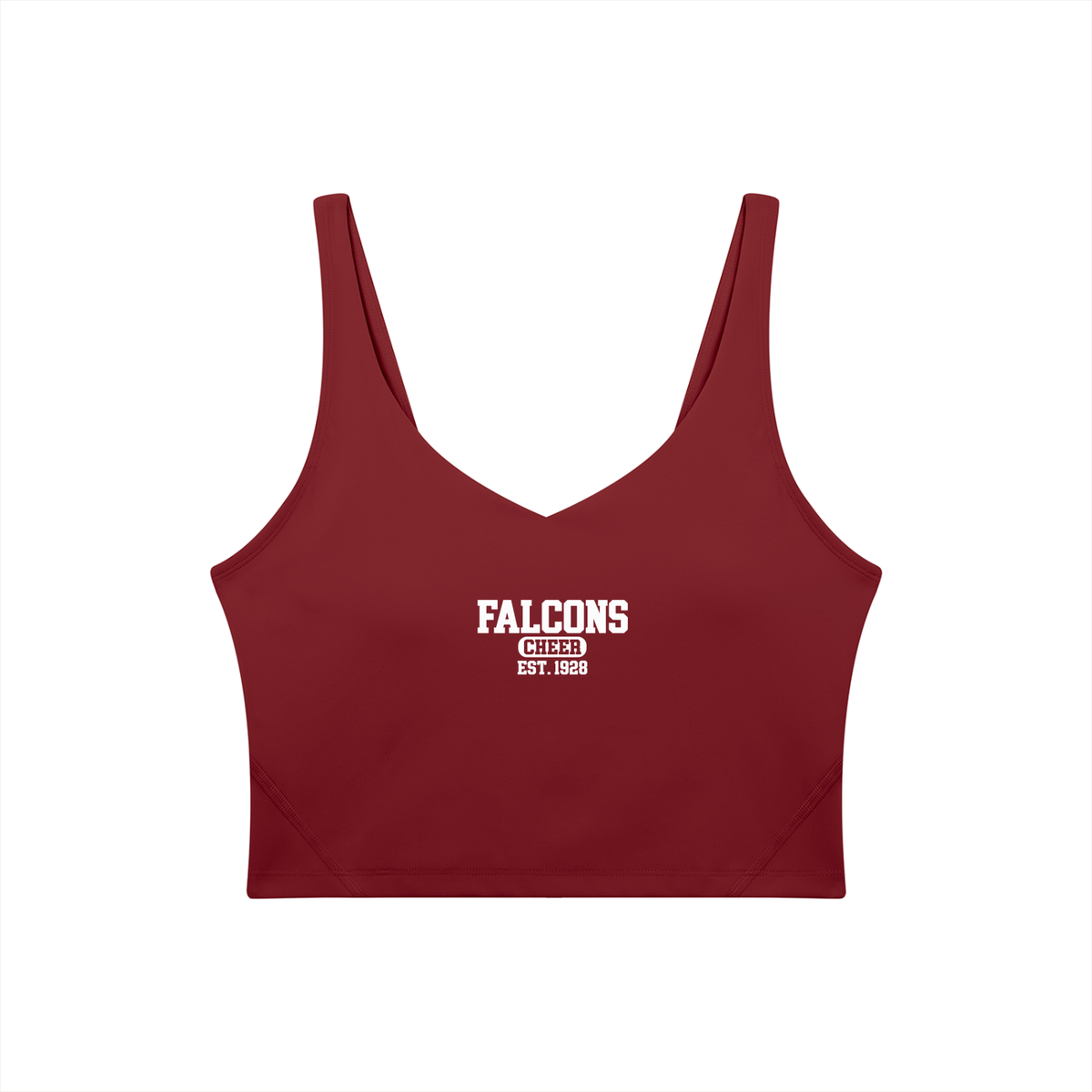 Old School Fitch Women's V-Neck Yoga Sports Bra