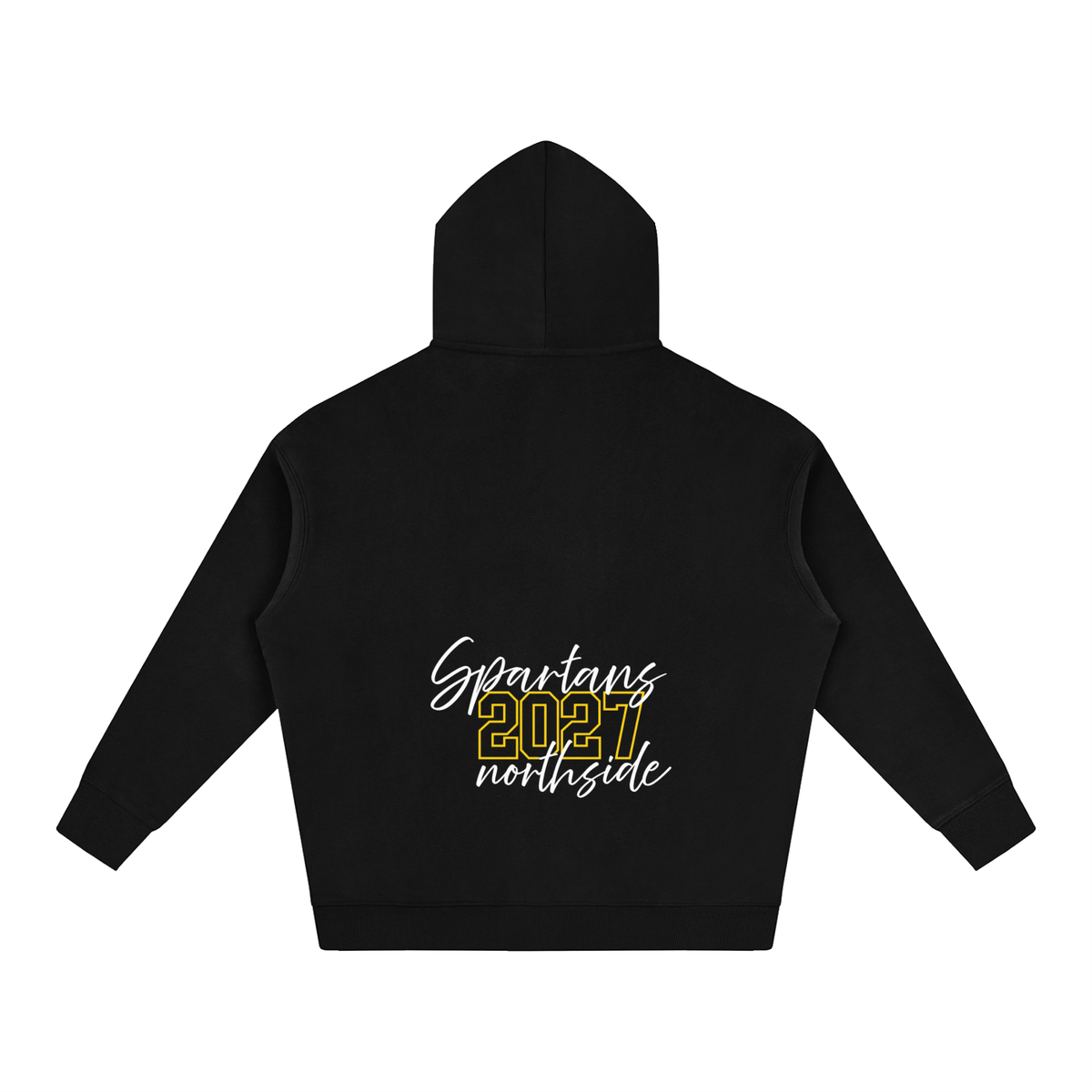 Cursive Front Northside Oversize Fleeced Hoodie