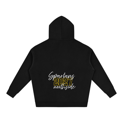 Cursive Front Northside Oversize Fleeced Hoodie