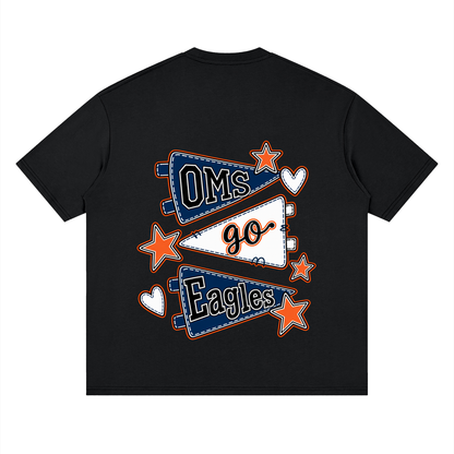 Lets Go Oakland Middle Oversized Drop Shoulder T-Shirt