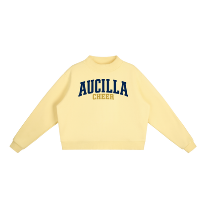 Basic 1 Aucilla Essential Fleece Mock-Neck Crew Sweatshirt