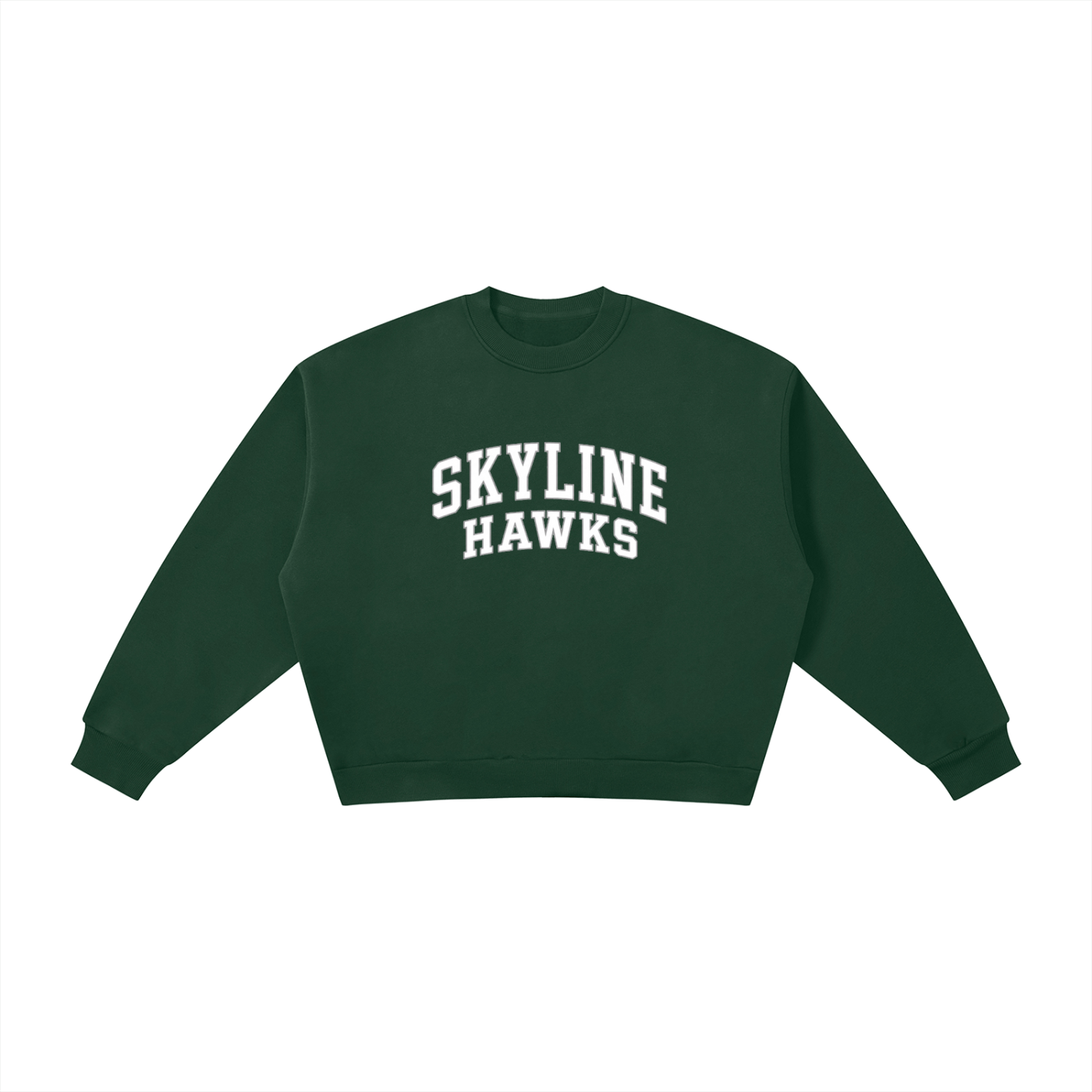 Boxy Fleece Crewneck Sweatshirt