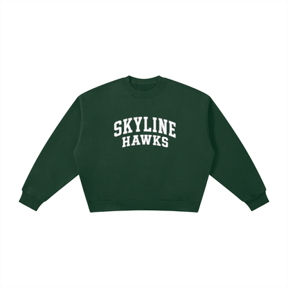 Boxy Fleece Crewneck Sweatshirt