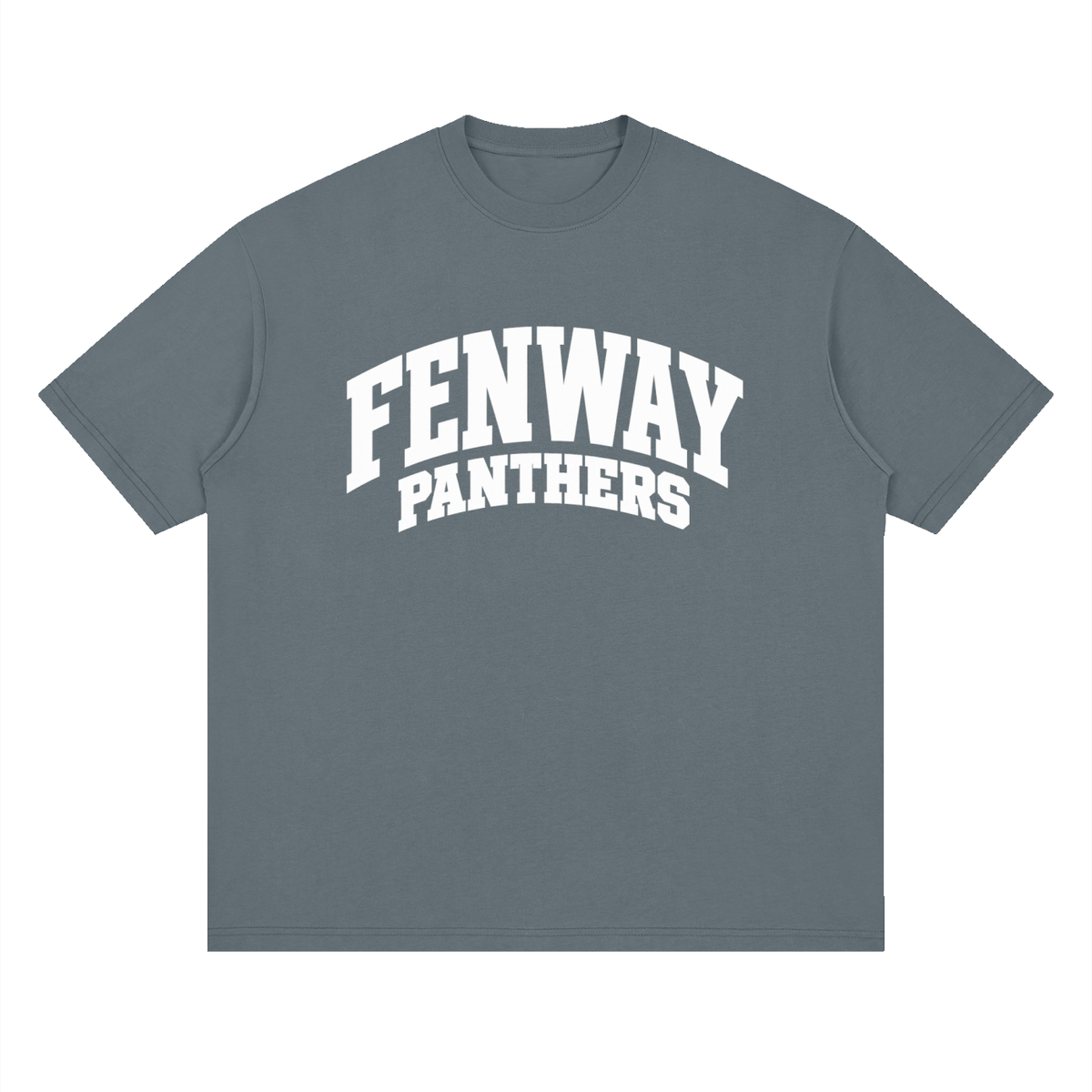 Basic 2 White Fenway Oversized Drop Shoulder T-Shirt