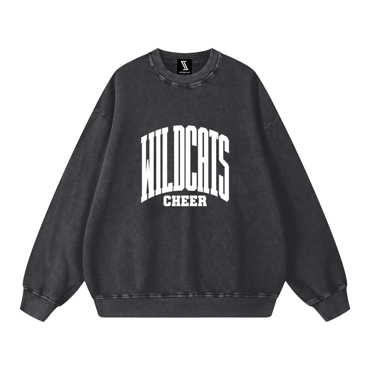 Basic 3 Gladeville Snow Washed Oversized Sweatshirt