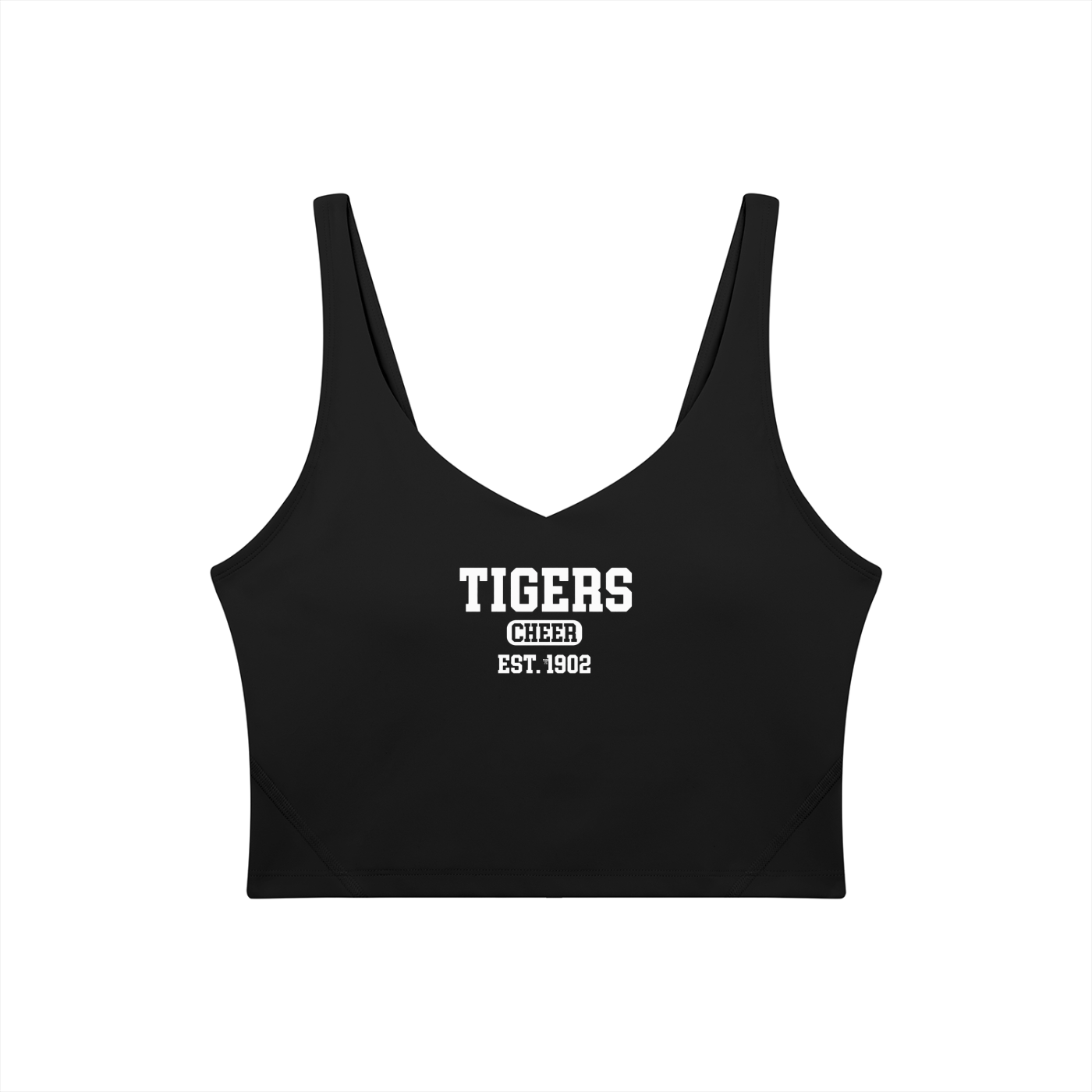 Old School Gunter Women's V-Neck Yoga Sports Bra