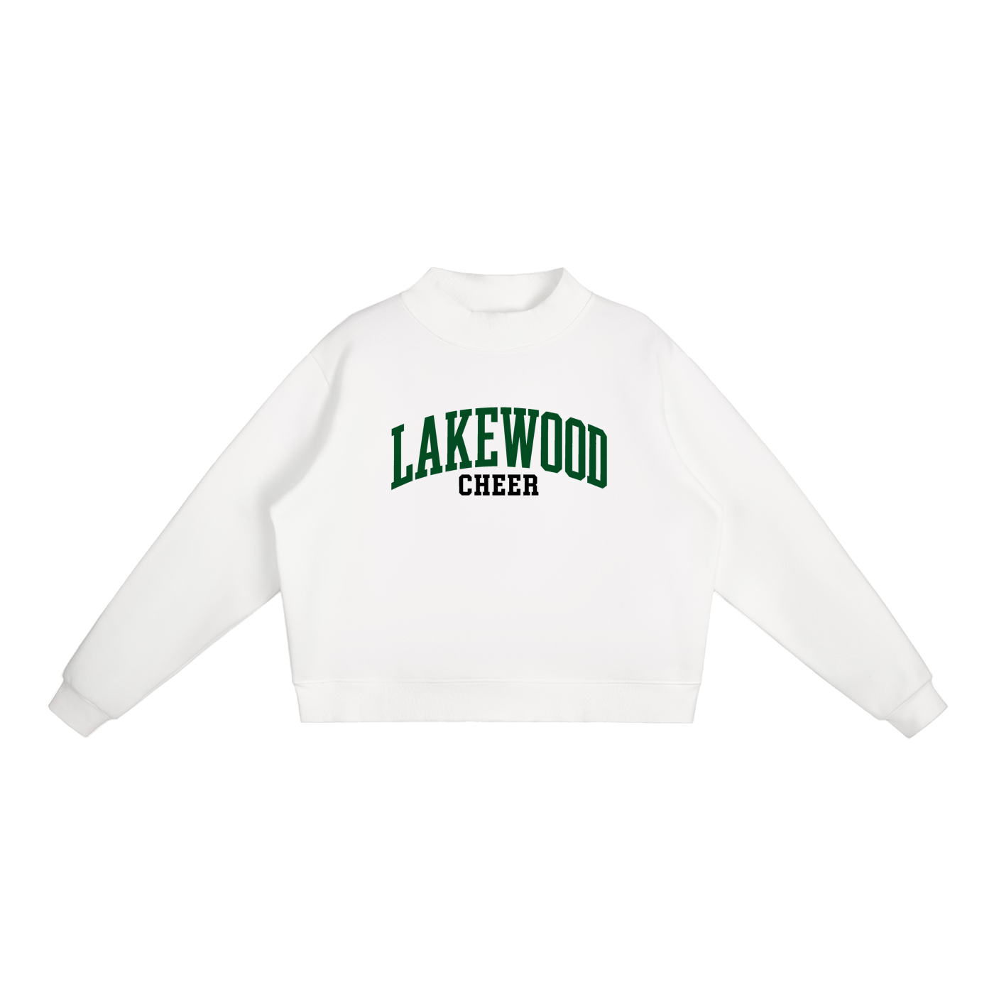 Basic 1 Lakewood Ranch Essential Fleece Mock-Neck Crew Sweatshirt