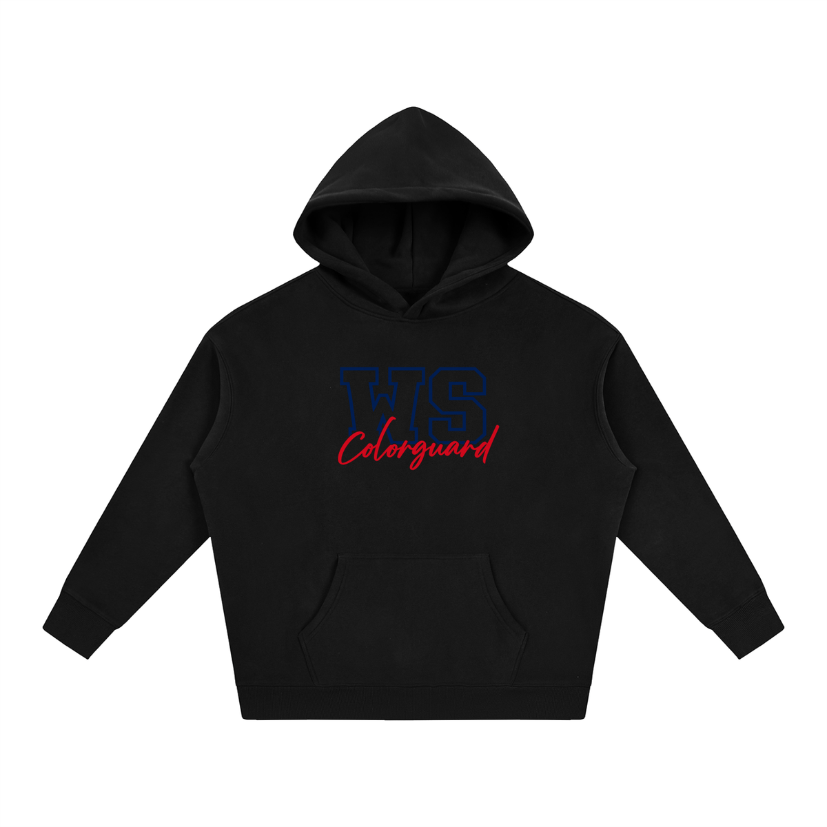 Cursive Front West Shore Oversize Fleeced Hoodie