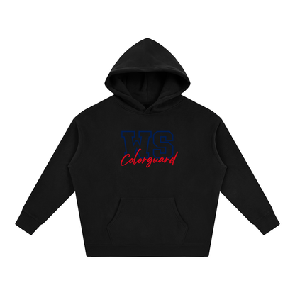 Cursive Front West Shore Oversize Fleeced Hoodie