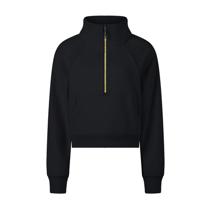 Strive Cropped Half-Zip Sweatshirt