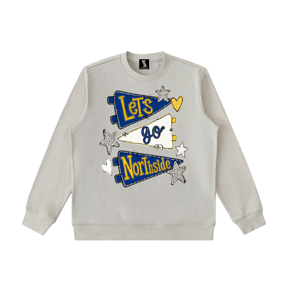 Lets Go Northside Essential Heavyweight Crewneck  Sweatshirt