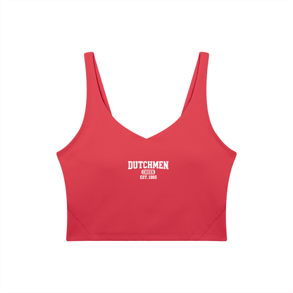 Old School Tappan Zee Women's V-Neck Yoga Sports Bra