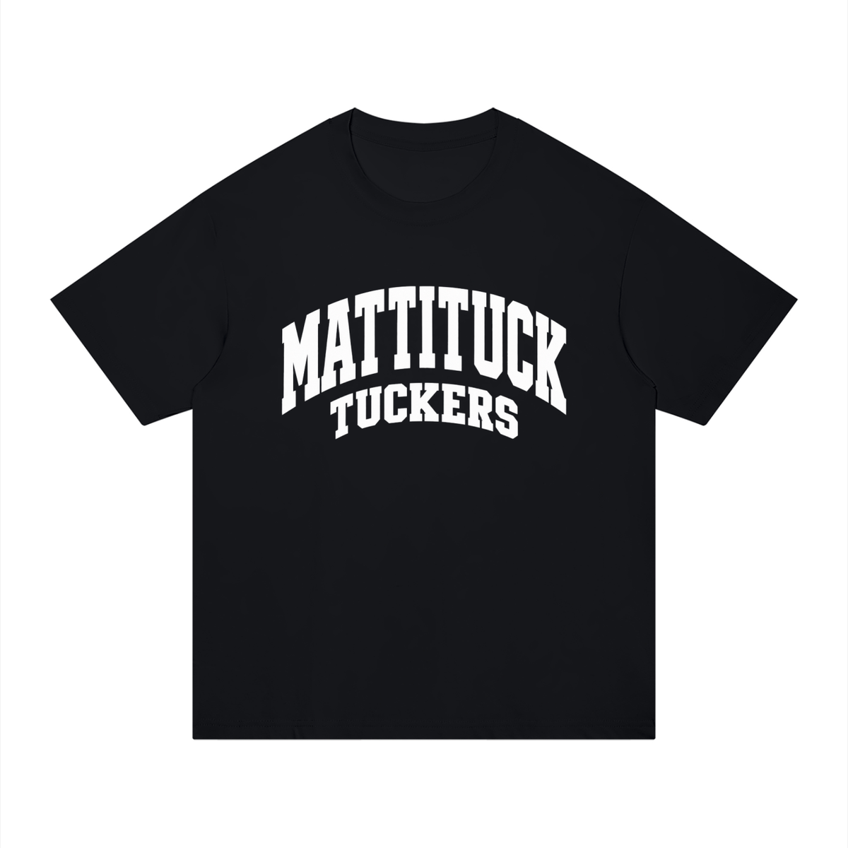 Basic 2 White Mattituck Unisex Regular Fit Cotton T-Shirt