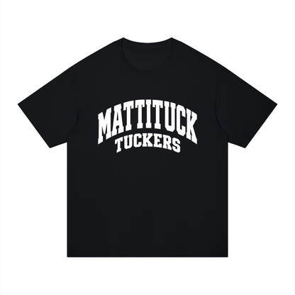 Basic 2 White Mattituck Unisex Regular Fit Cotton T-Shirt